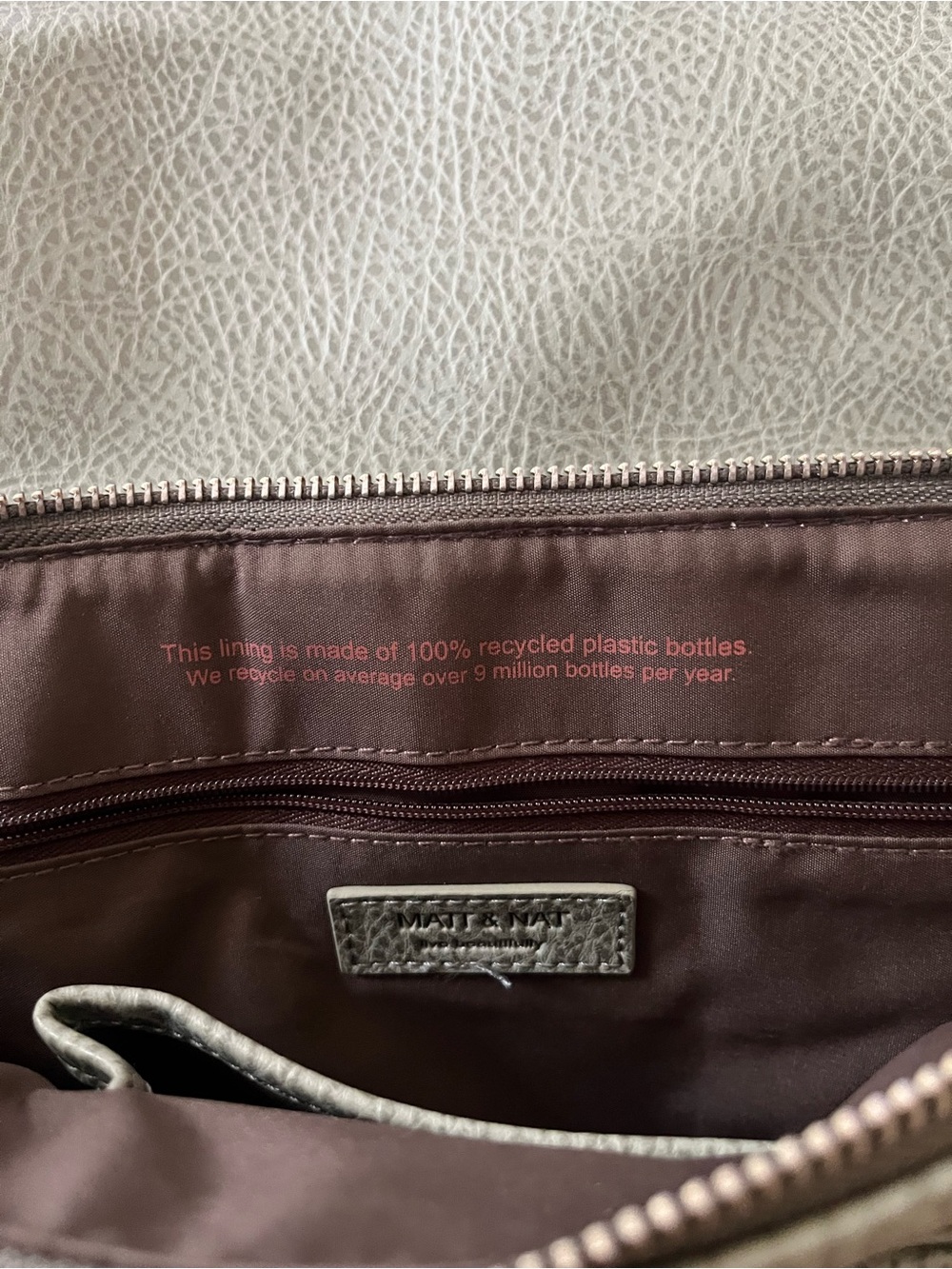 Matt & Nat Olive Green Crossbody Shoulder Bag - Picture 8 of 10